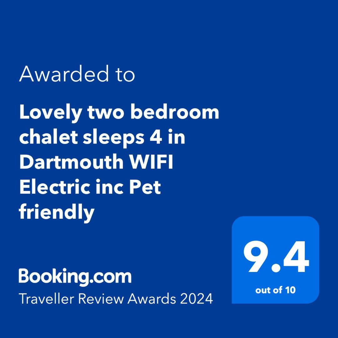 Caldon Holiday Chalet Sleeps 4 In Dartmouth Wifi Electric Inc Pet Friendly Extérieur photo